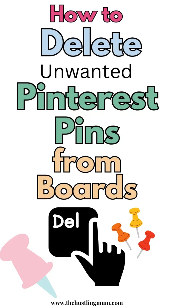 delete saved Pinterest pins