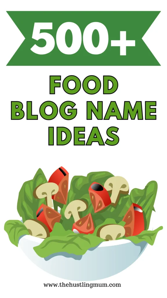 food blog name ideas