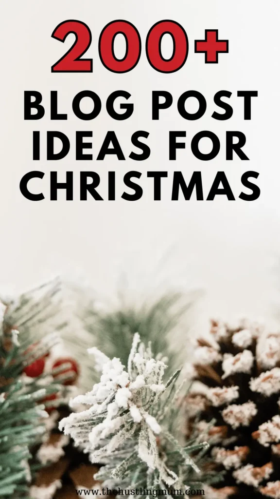 Christmas blog post ideas