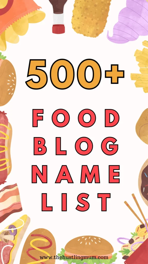 food blog name ideas