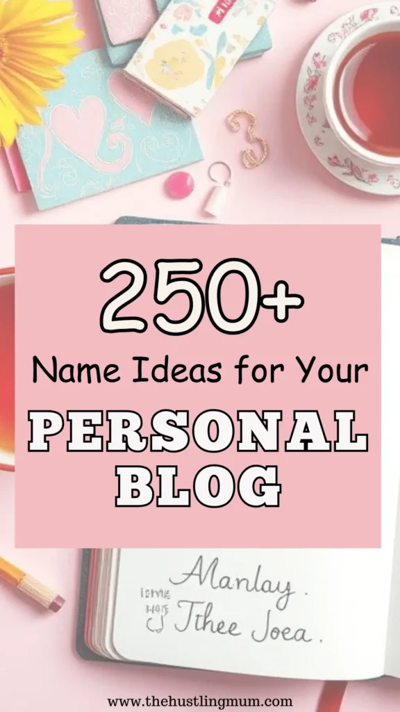 personal blog name ideas list