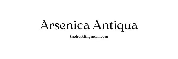 arsenica antiqua