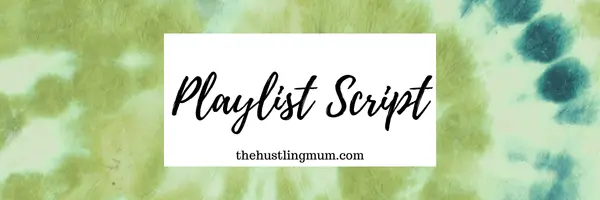 playlist script