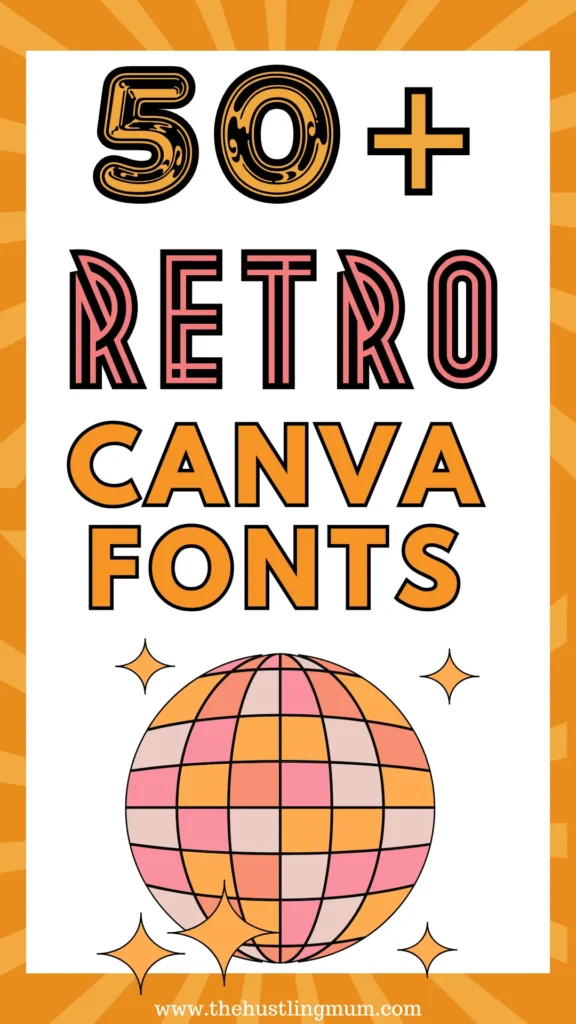 retro fonts