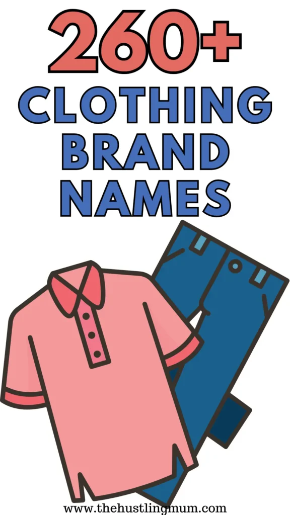 clothing brand name ideas