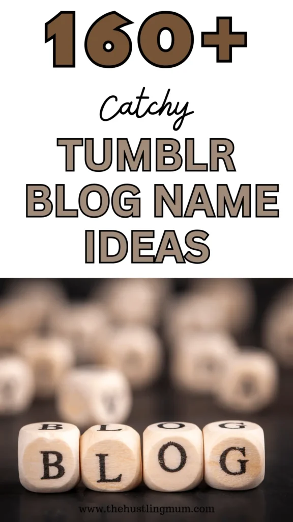 tumblr blog name ideas