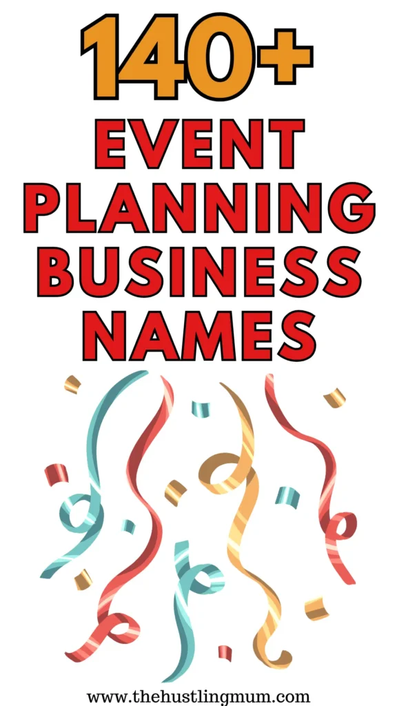 event planning business names