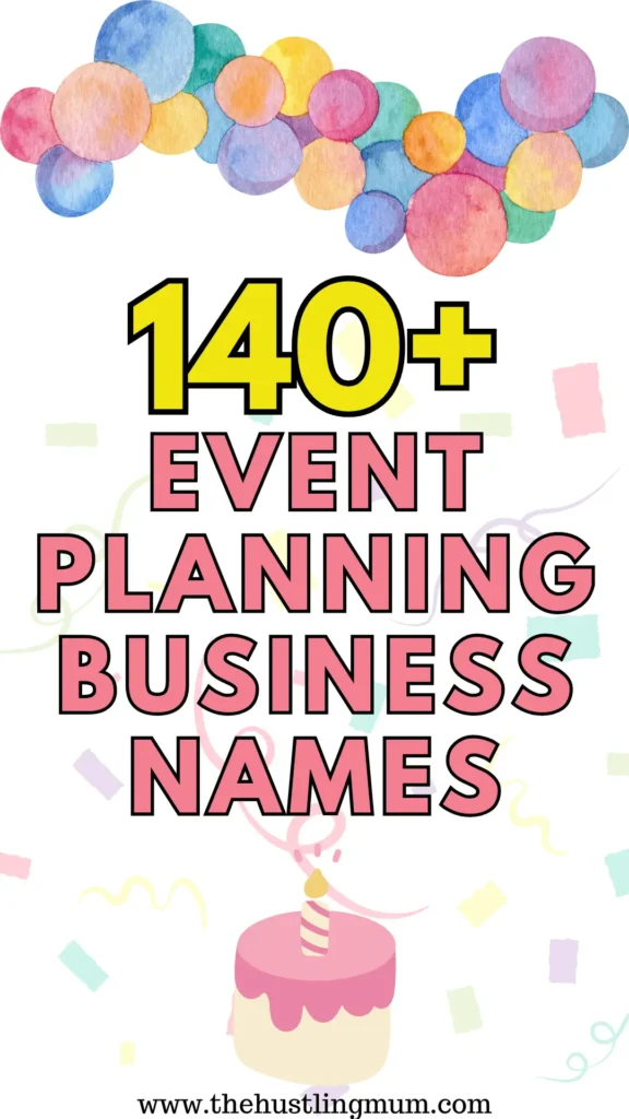 event planning business names