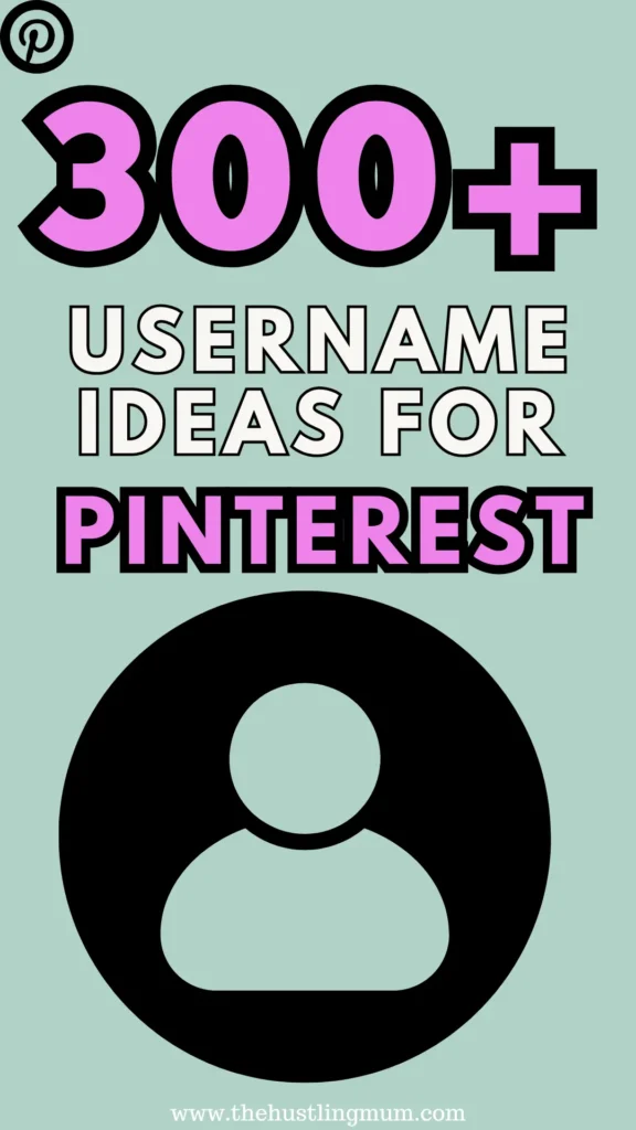 username ideas for Pinterest