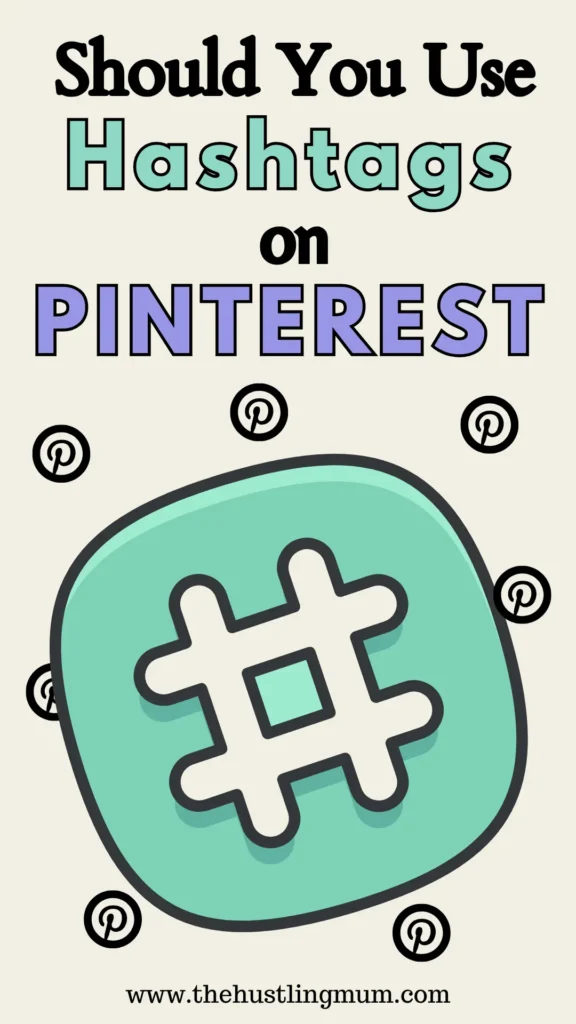 hashtags on Pinterest