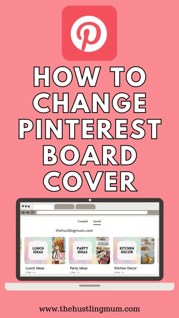 how to change pinterest board cover