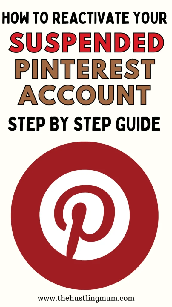 reactivate Pinterest account