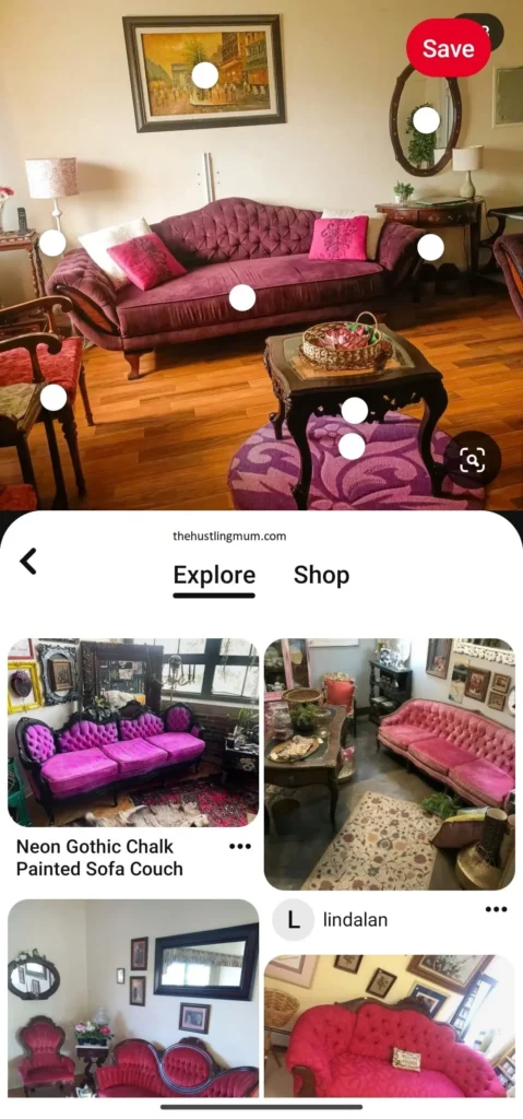 pinterest reverse image search suggestions