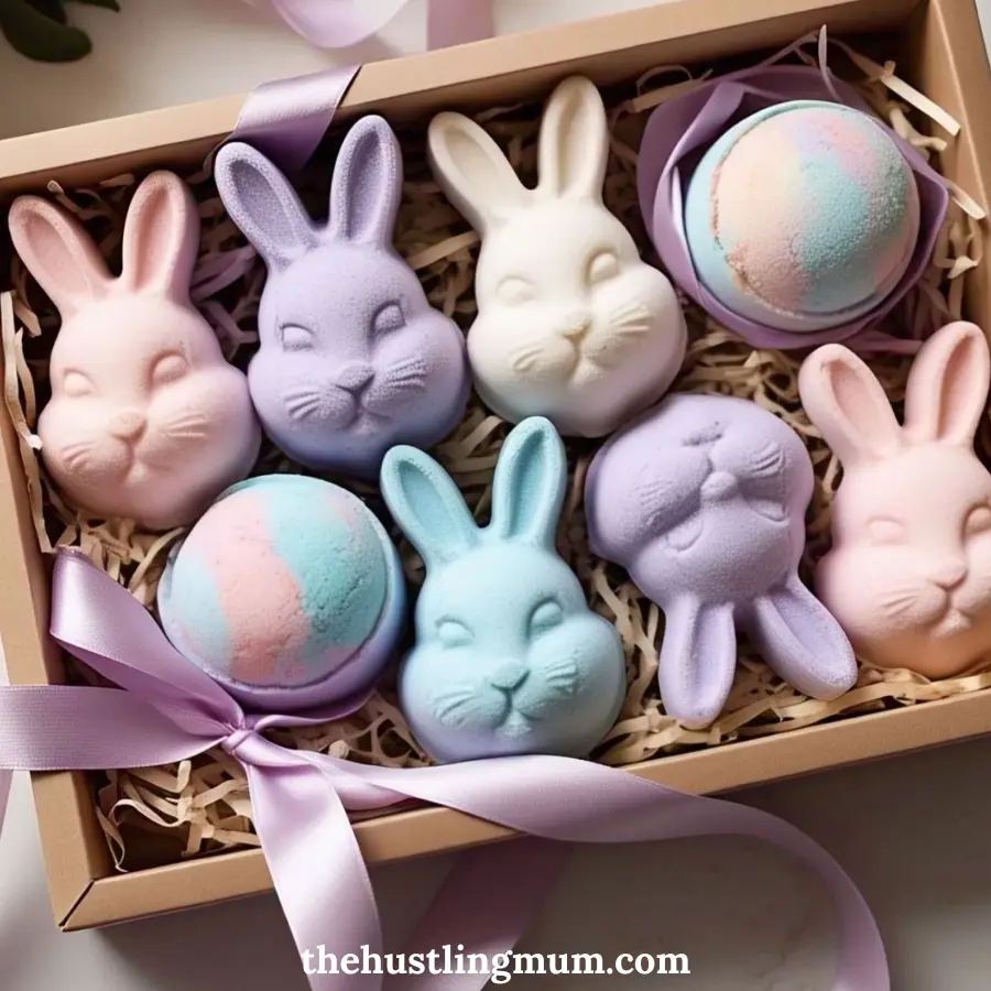 easter themed bath bombs