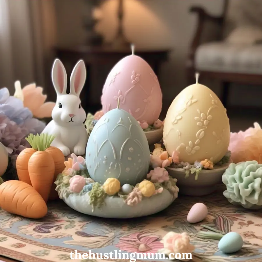 Easter-inspired candles