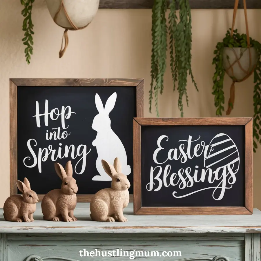 easter chalk board signs