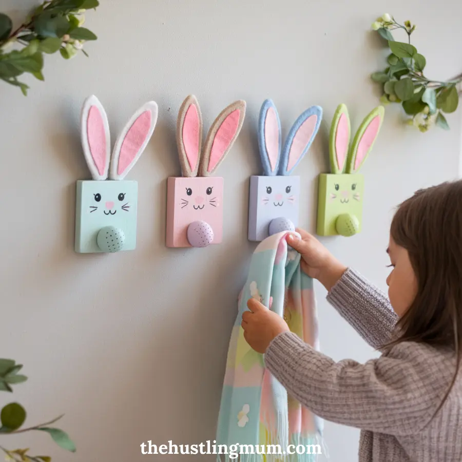 easter bunny wall hooks