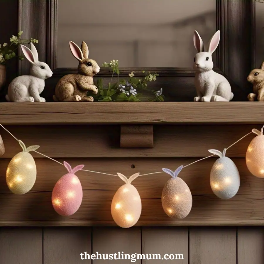 easter themed string lights