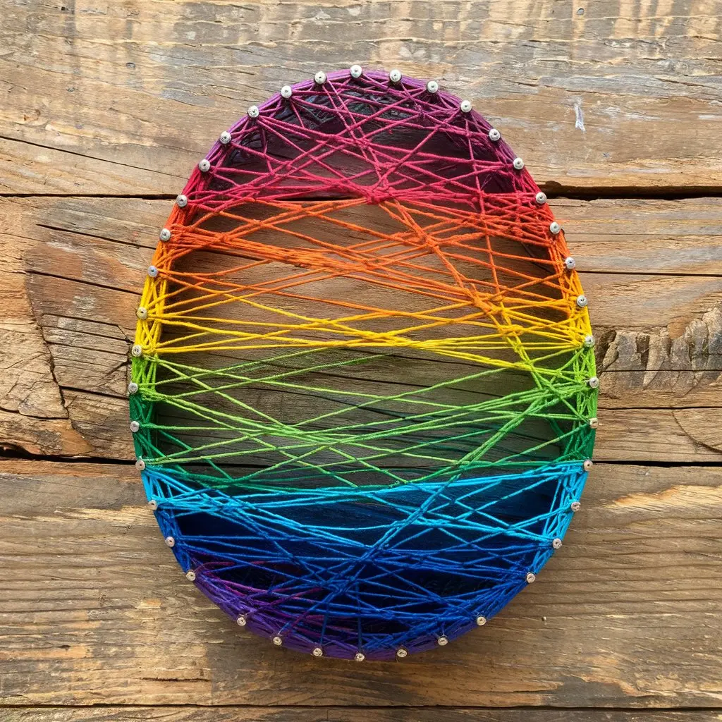 easter egg string art