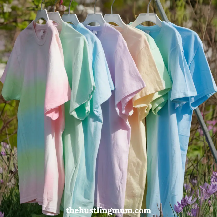 pastel colored shirts