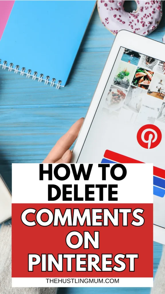 how to delete comments on Pinterest