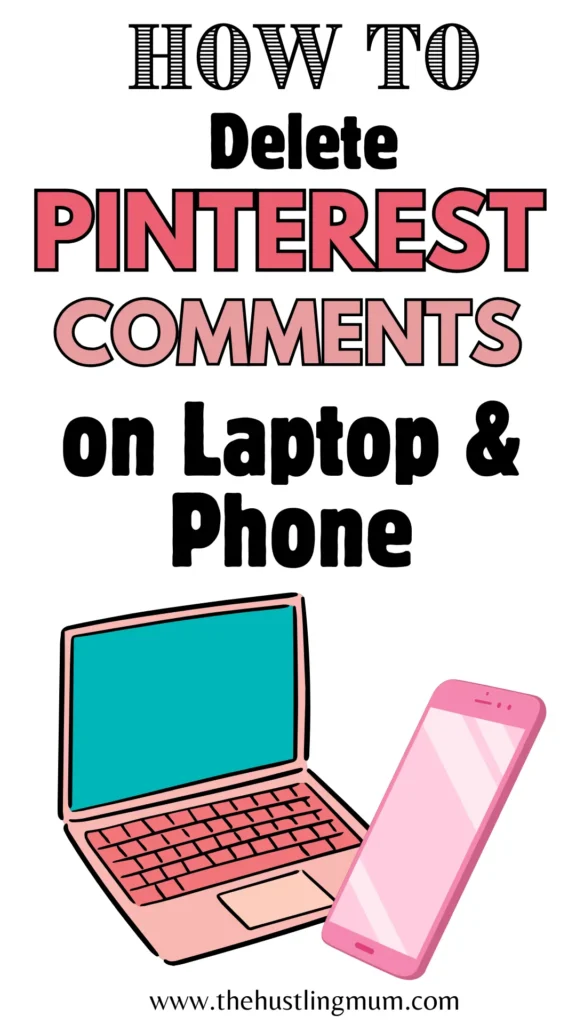 how to delete comments on Pinterest