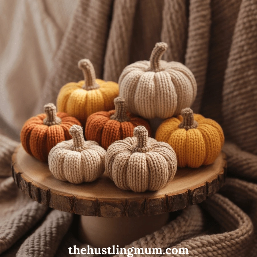 crochet fall pumpkins