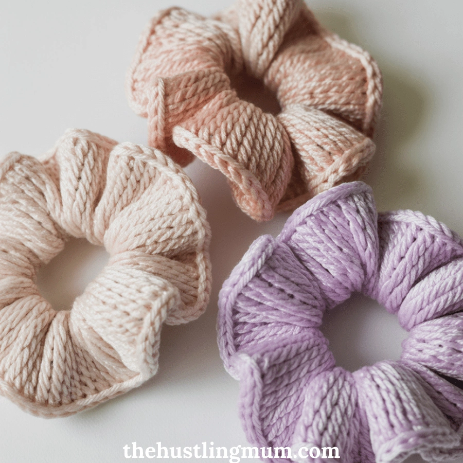crochet scrunchies