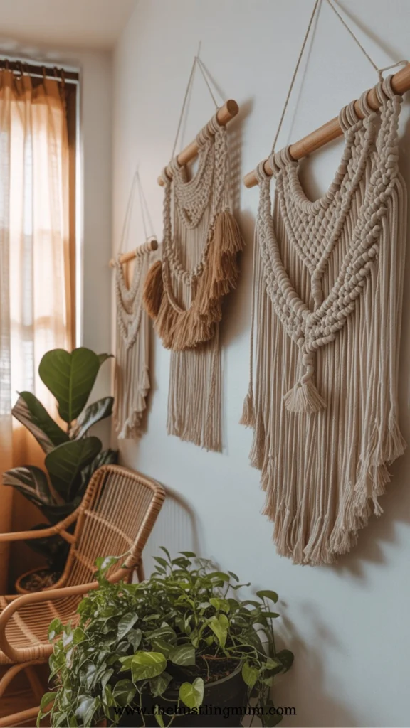 macrame hangings