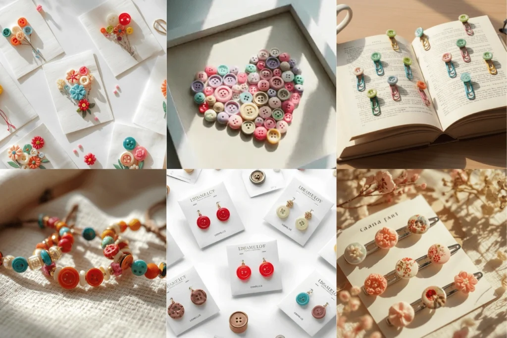 button crafts to make and sell