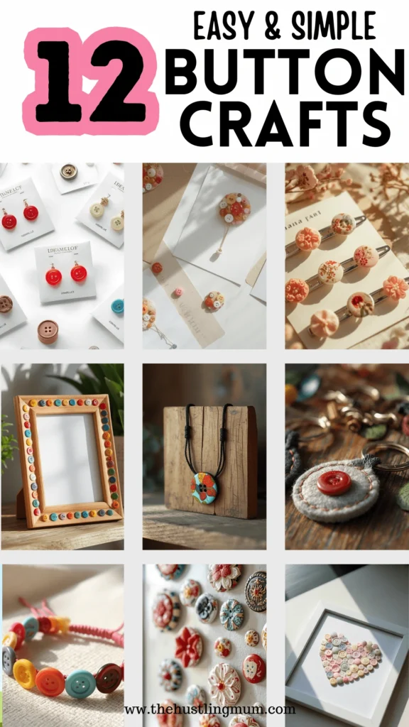 button crafts to make and sell