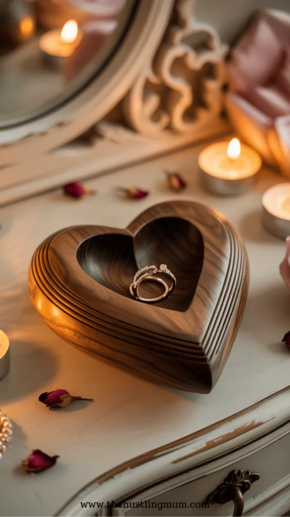 wooden jewelry holder