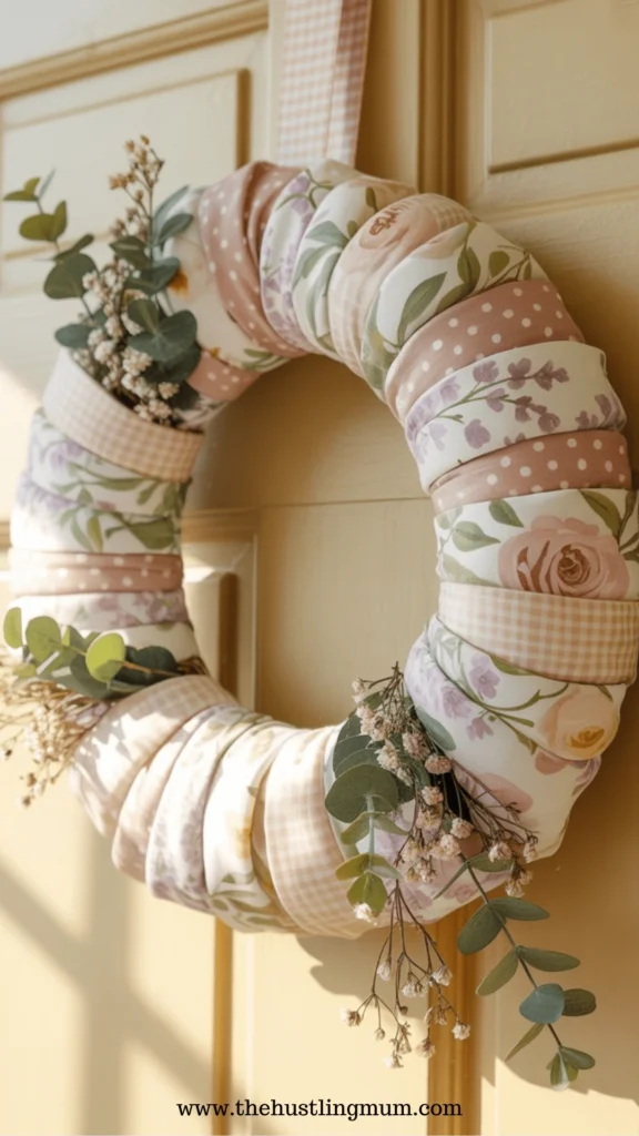 fabric wreath