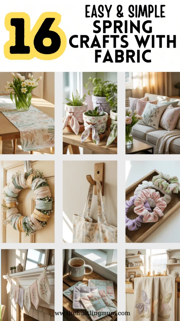 Spring Fabric Craft Ideas