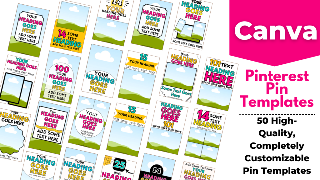 Pinterest pin templates