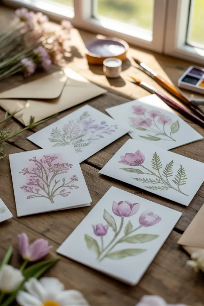 handmade spring cards