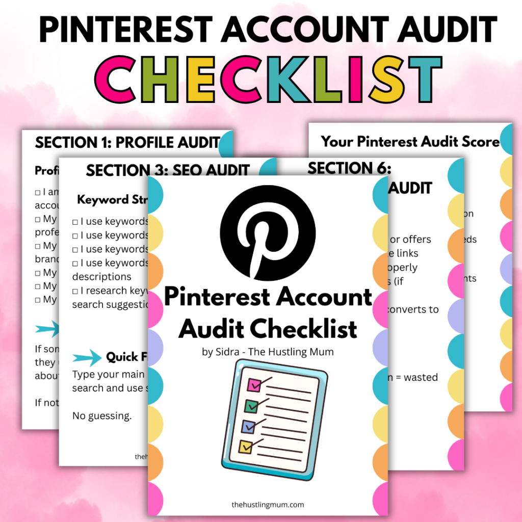 Pinterest Audit Checklist
