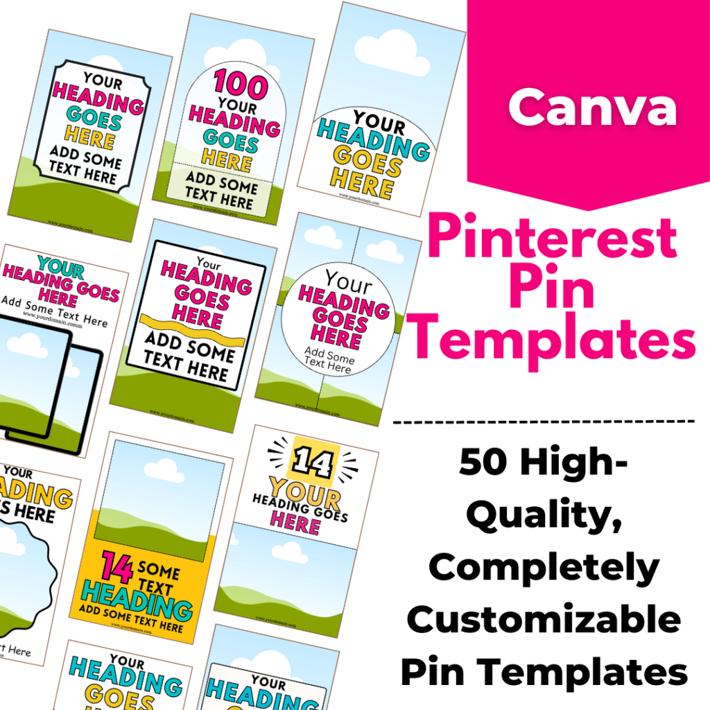 Pinterest pin templates