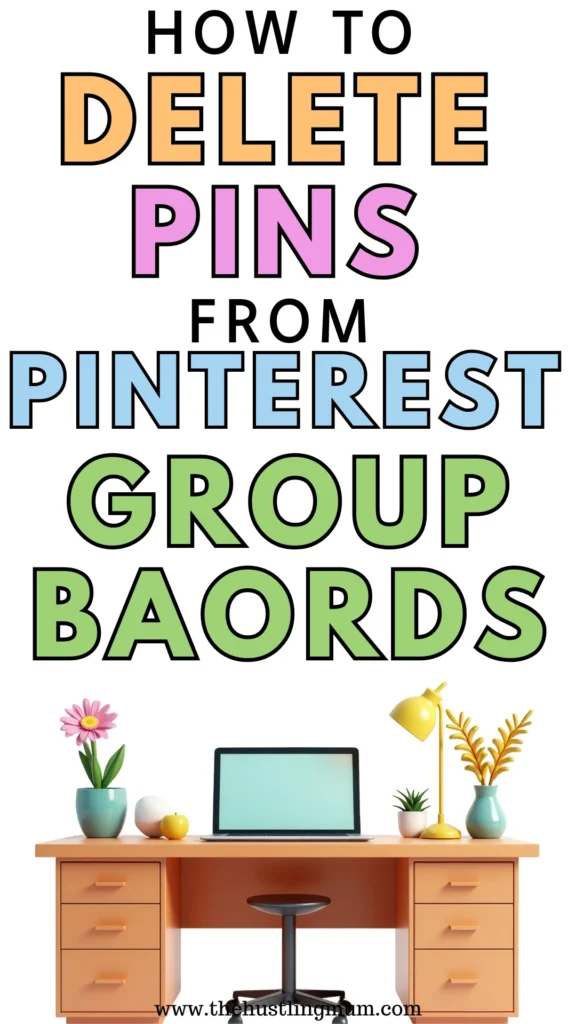 how to delete pins from Pinterest group boards