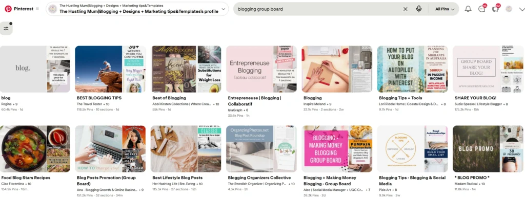 how to find group boards on Pinterest