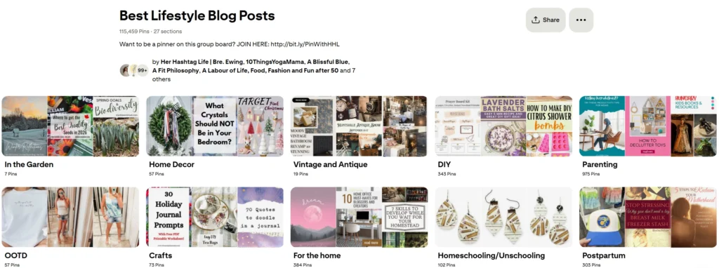 how to find group boards