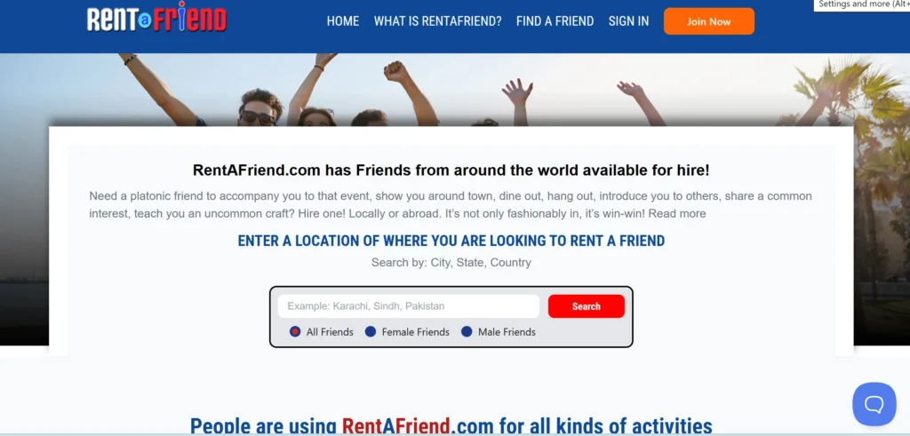 rent a friend
