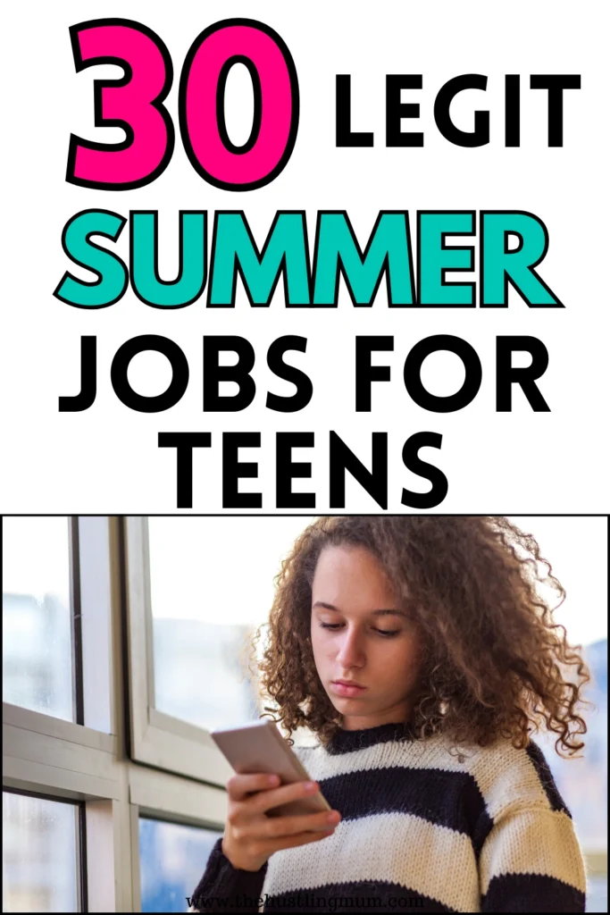 SUMMER JOBS FOR TEENS