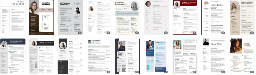 resume templates