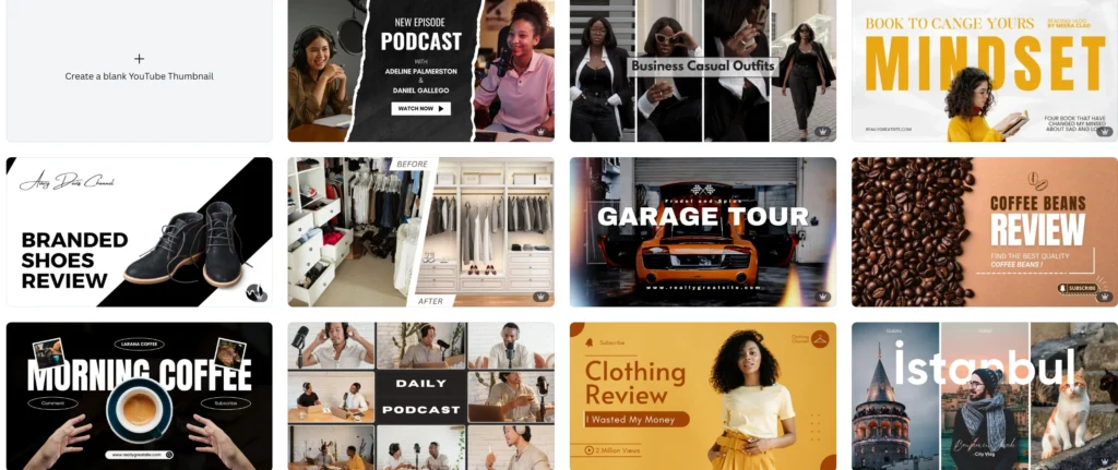 Youtube thumbnails