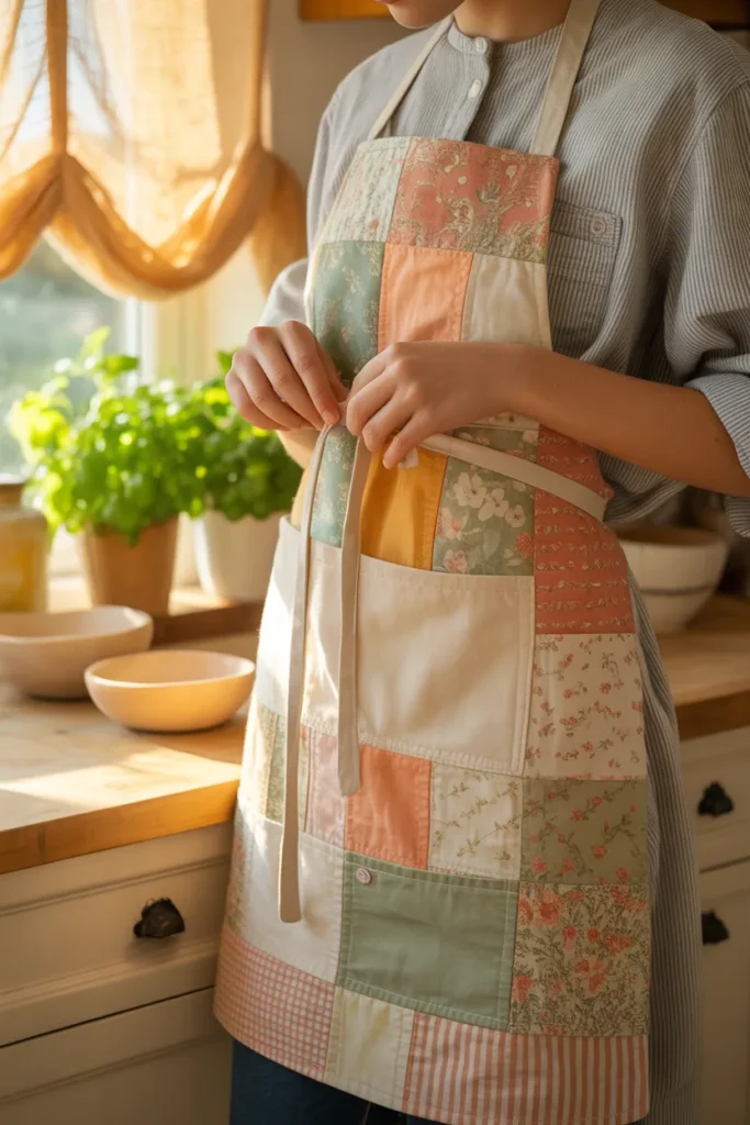 patchwork apron