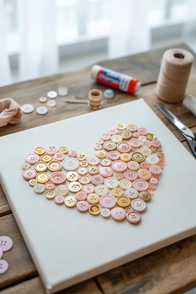 button wall art