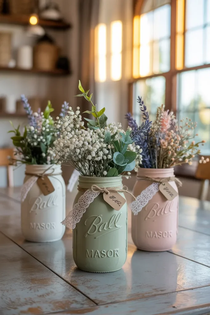 decorative mason vases