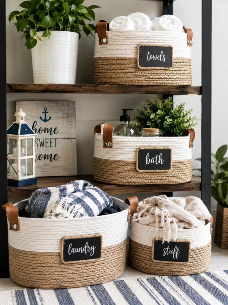 rope baskets