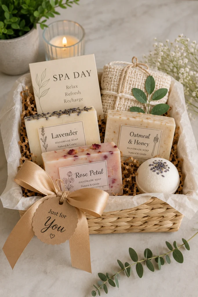 handmade soap gift baskets